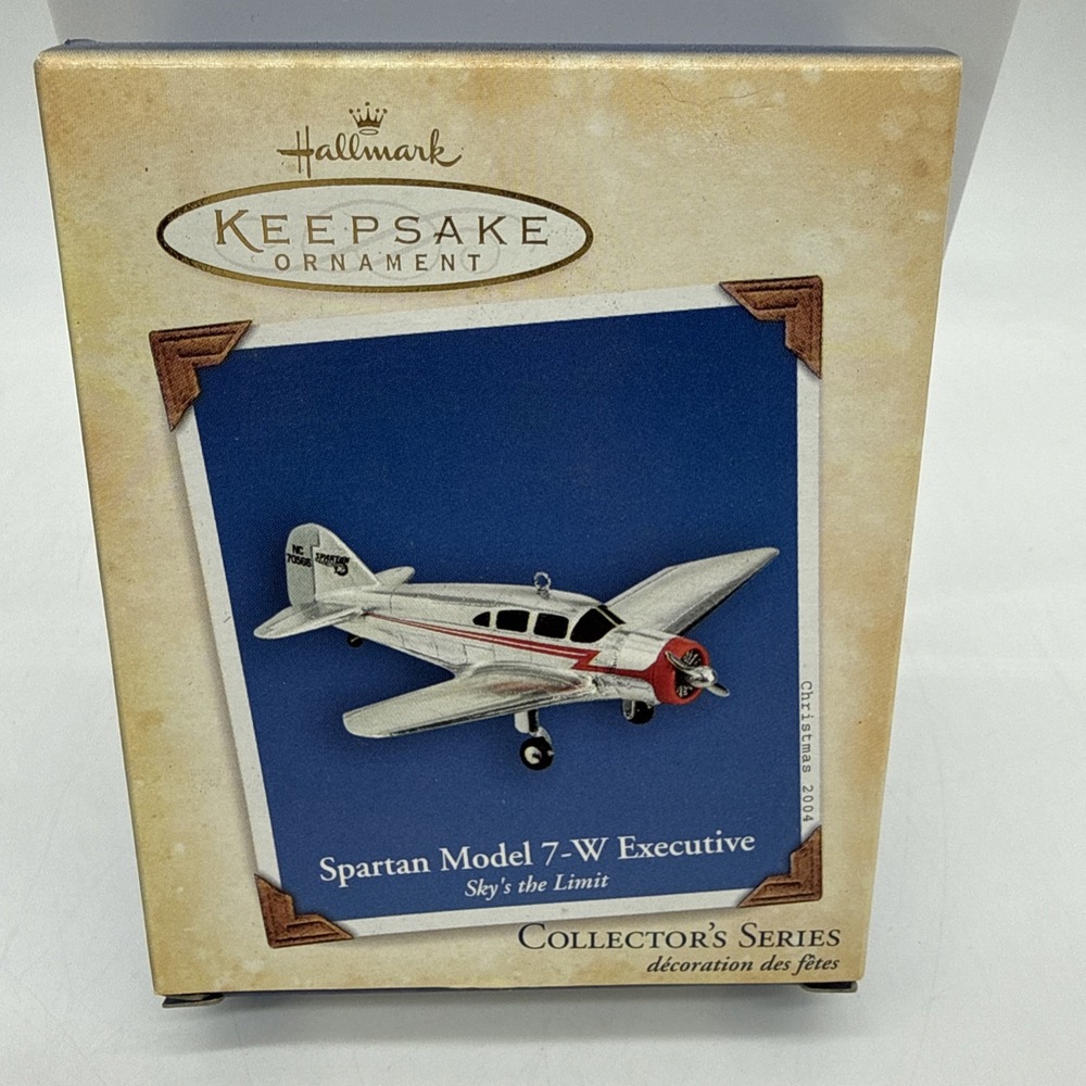 2004 Hallmark Keepsake Ornament-Spartan Model 7-W Executive Sky's The Limit